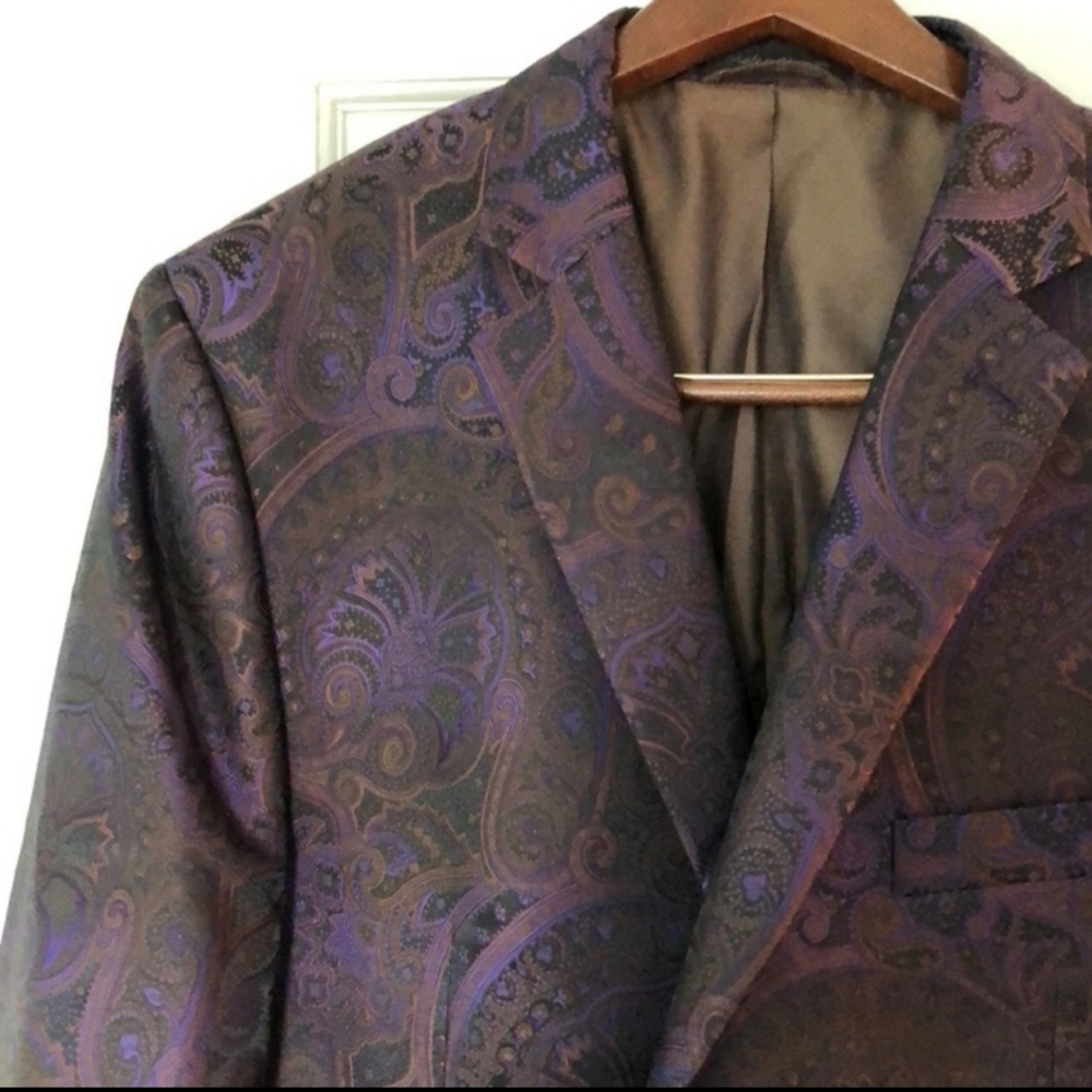 Mens purple jacket/blazer 46R